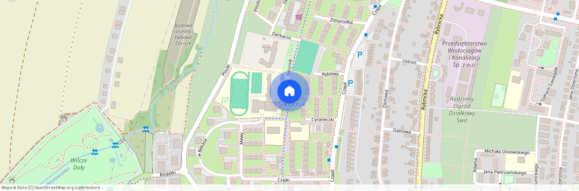 ul. Cyraneczki, Sikornik, Gliwice, śląskie