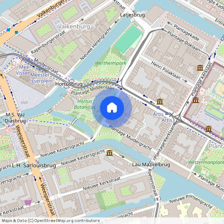 Weesperbuurt/Plantage, 1018 SP, Plantage Parklaan, Amsterdam