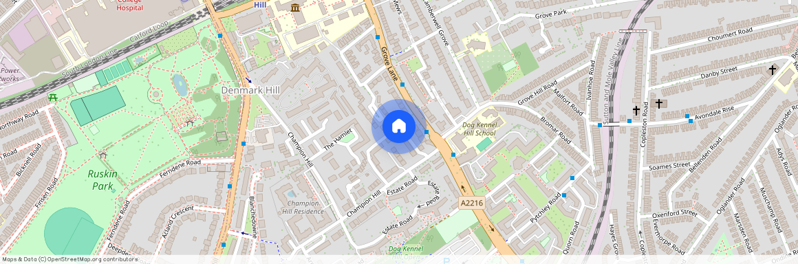 Langford Green, East Dulwich, SE5, London