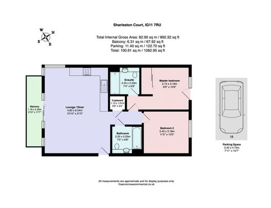 2 Bed Flat, Sharleston Court, IG11 - Photo 1