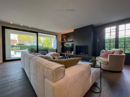 Grote gerenoveerde villa in residentiële villa-wijk nabij het Koningsbos aan de rand van het Zoute. - Foto 4