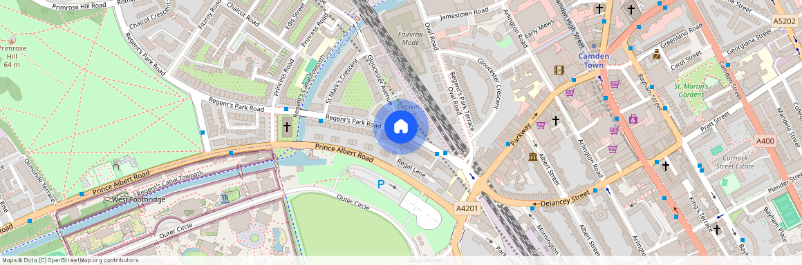 Gloucester Avenue, Regents Park NW1