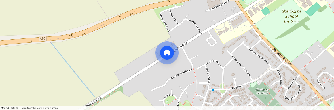 Lenthay Common, Bradford Road, Sherborne