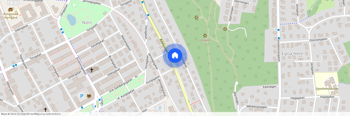 Ådalsvägen 19. 1 rum & kö, City