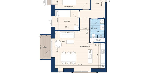 Frederiksbro Allé 102, 3. mf. - Foto 2