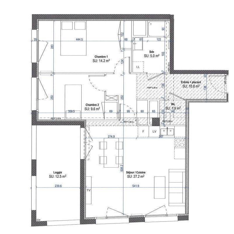 Appartement 3 pièces - - Photo 2