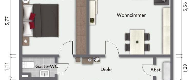 Guter Jahresstart: Gut geschnittene Wohnung zwischen Gartenstadt und Phöenixsee - Photo 1