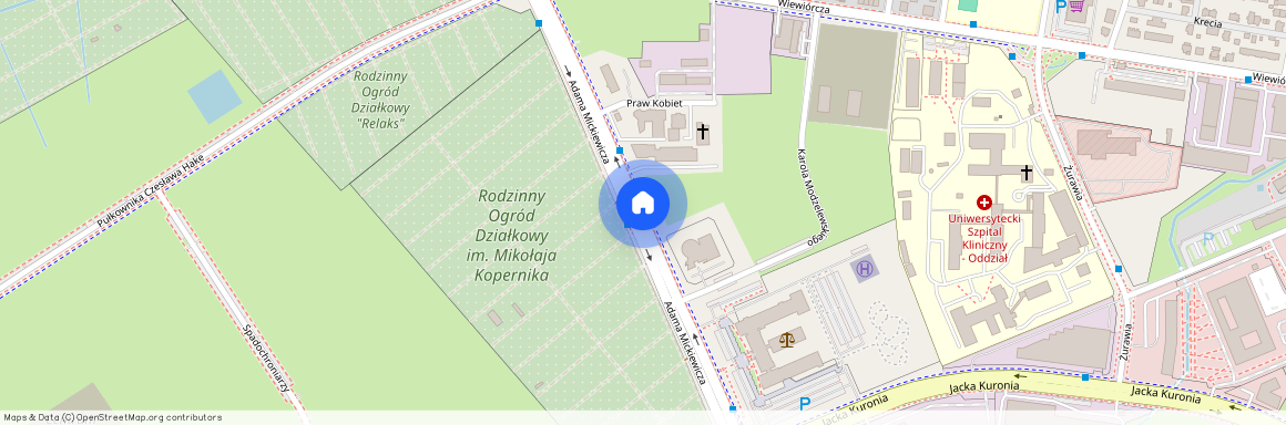 ul. Adama Mickiewicza, Dojlidy, Białystok, podlaskie