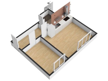 Pronájem bytu 2+kk 48 m2 - Фото 4