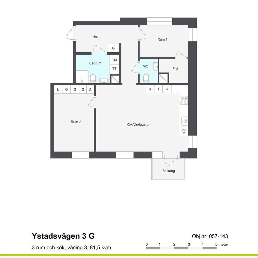 Ystadsvägen 3G, Eslöv Centrum - Foto 1