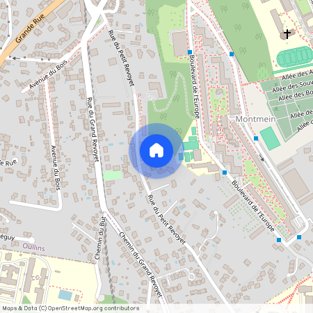 Rue du Petit Revoyet, Francja, Oullins-Pierre-Bénite