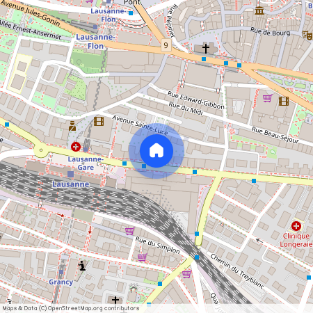 Avenue de la Gare 38, 1003, Lausanne