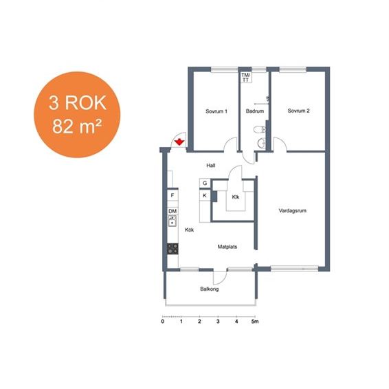 Höstvägen 14 F - Foto 1