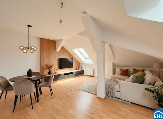 UNBEFRISTET! Großzügige 2,5-Zimmer-Wohnung mit 34m² Dachterrasse in 1050 Wien – Ihr neues Zuhause wartet! - Photo 1