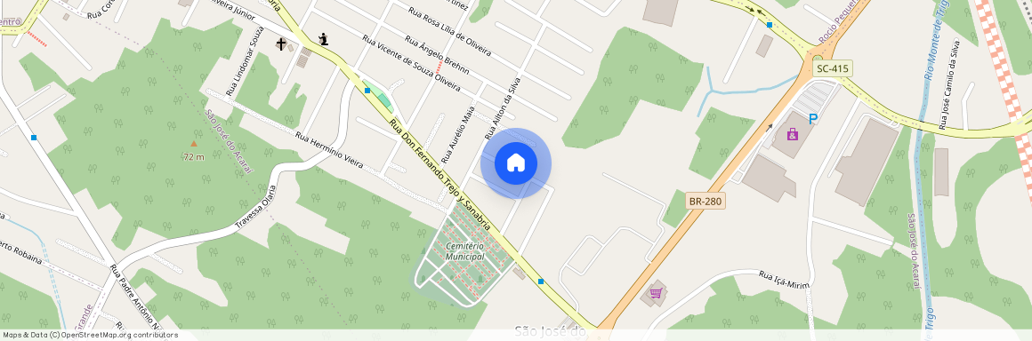 Rua Alceu Batista dos Santos, São José do Acaraí, São Francisco do Sul, SC, 89330264