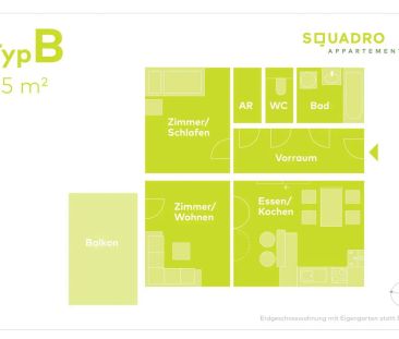 SQUADRO- mitten im Grünen, mitten in der Stadt - Foto 5