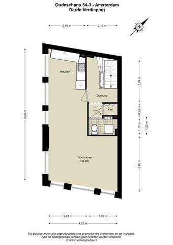 Appartement te huur: Oudeschans 54-3 1011 LD Amsterdam - Photo 2