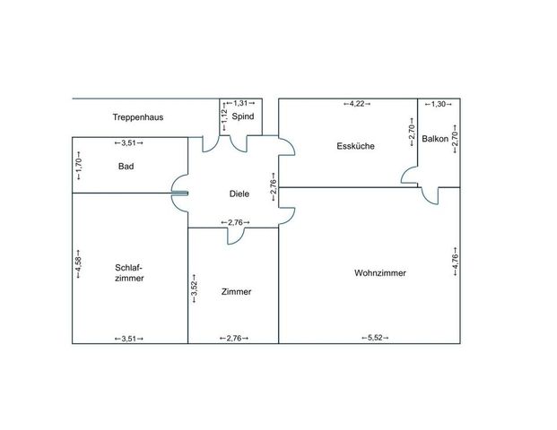 80 qm Wohnung in Köln-Weiden zu vermieten - Foto 1