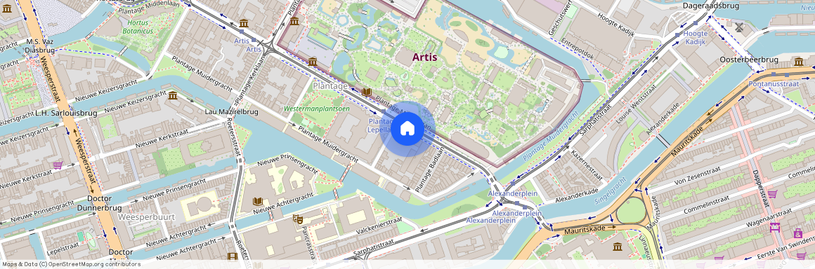 Weesperbuurt/Plantage, 1018 DH, Plantage Middenlaan, Amsterdam