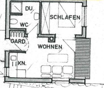 Schöne 2 Zi-Wohnung - Foto 1