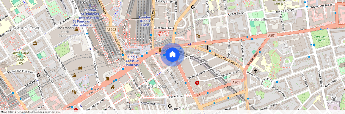 Gray's Inn Road, King's Cross, London, WC1X