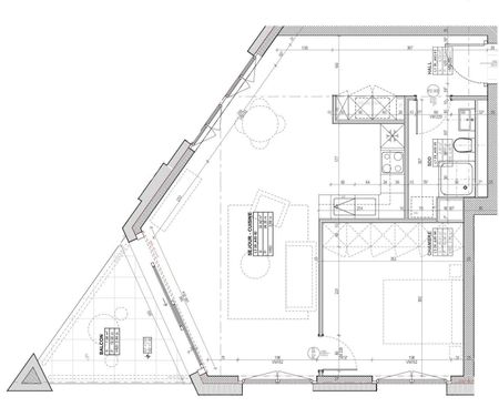 New 2.5-room apartment on the 4th floor facing northwest - Foto 4