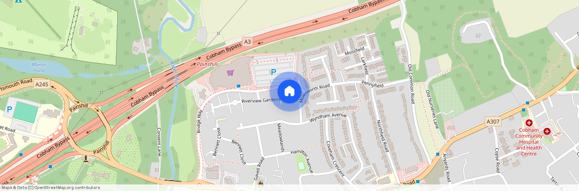 Riverview Gardens, Cobham, Surrey, KT11