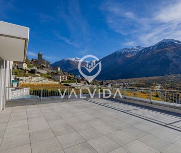 Wohnen mit Weitblick - moderne 2.5-Zimmer-Attikawohnung in den Leuk... - Photo 2