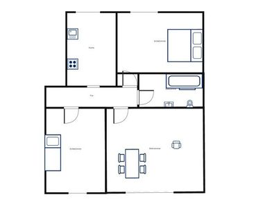 Ein tolles Wohngefühl: interessante 3-Zimmer-Wohnung in guter Wohnlage - Photo 1