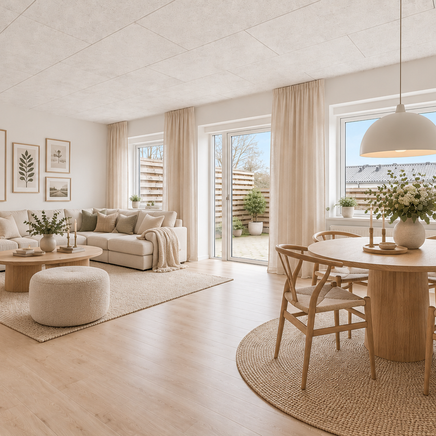 Velindrettede rækkehuse med stor terrasse og egen have - Photo 1