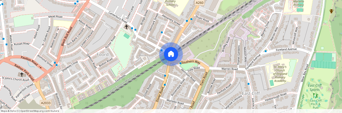 Dover Road, Folkestone, Kent, CT20