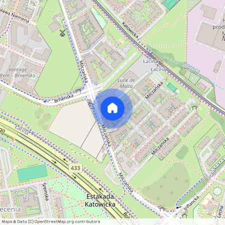 ul. Milczańska, Łacina, Nowe Miasto, Poznań, wielkopolskie