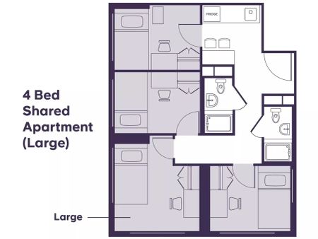 4 Bed Shared Apartment - Photo 4