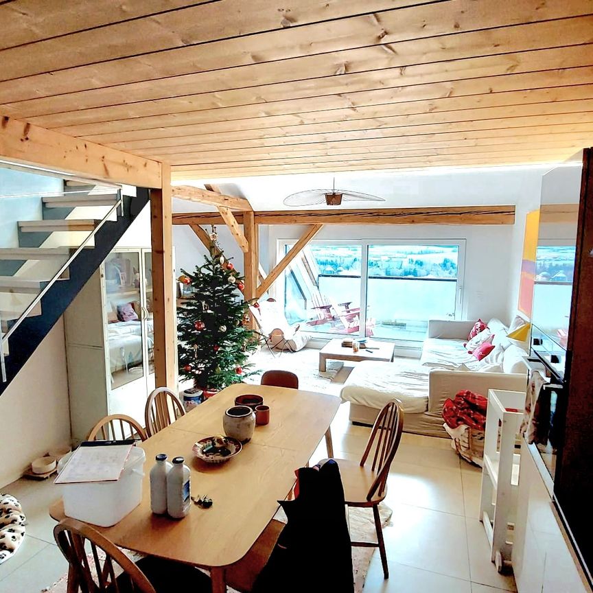 RUEYRES 8, Loft de 78m2 aux poutres apparentes avec mezzanine - Photo 1