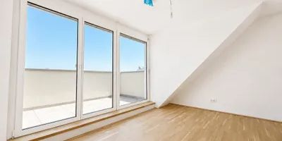 Erstbezug: Moderne 2-Zi-DG-Wohnung mit Balkon, Klimaanlage & Aufzug in 1100 Wien! - Foto 3