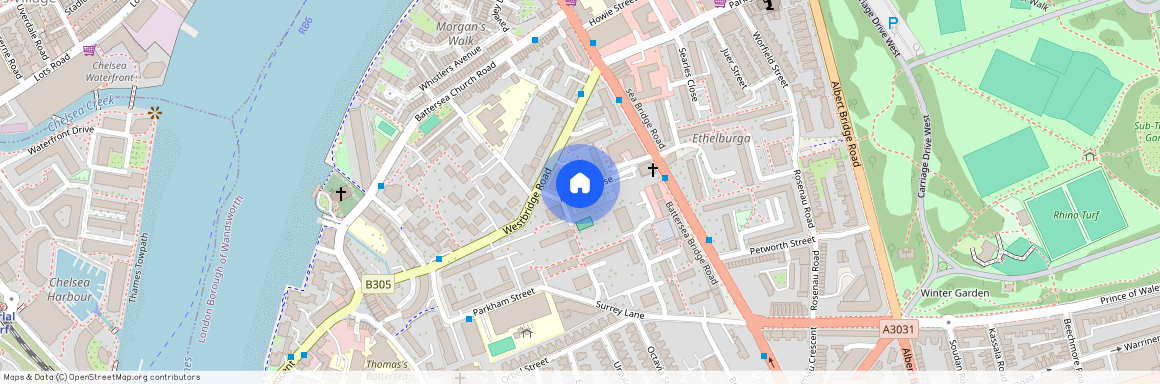 Bolingbroke Walk, Battersea, London, SW11