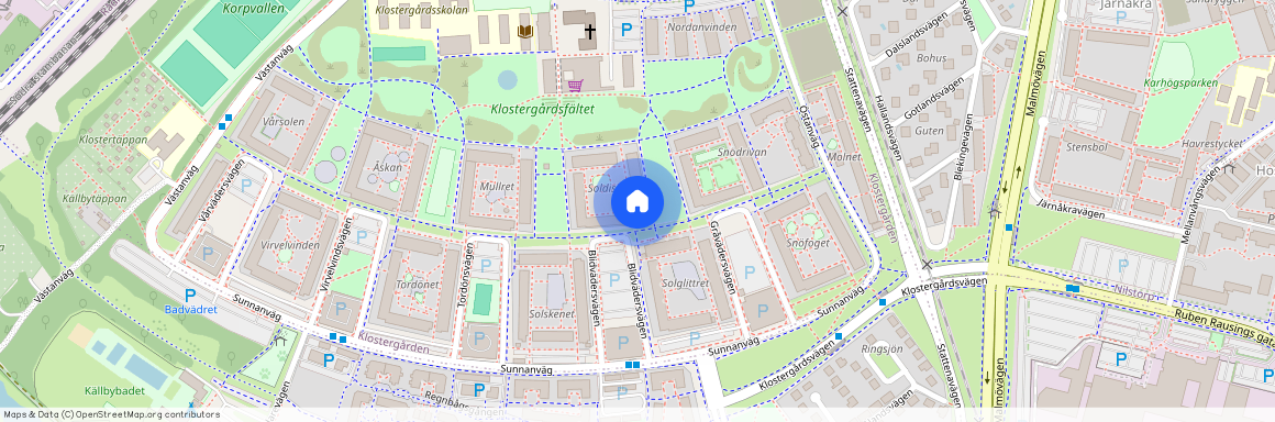 Blidvädersvägen 4N, Klostergården