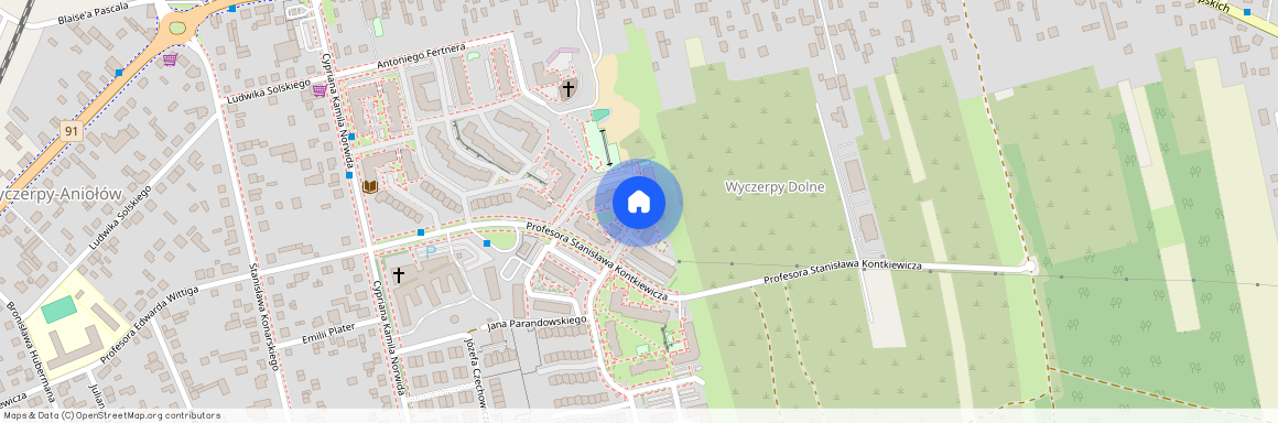 ul. Kontkiewicza, Wyczerpy, Wyczerpy-Aniołów, Częstochowa, śląskie