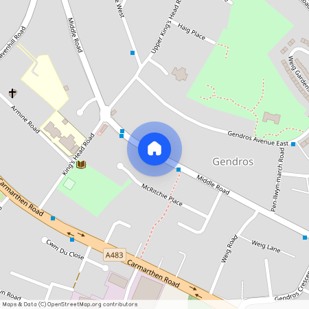 Middle Road, Gendros, Swansea, West Glamorgan, SA5