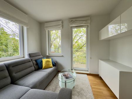 Nowoczesne 2 pokojowe mieszkanie z dużym balkonem 37.68 m² - Zdjęcie 3