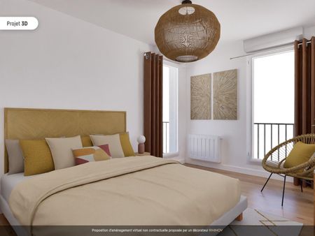 location Appartement T3 DE 64.6m² À BOBIGNY - Photo 3