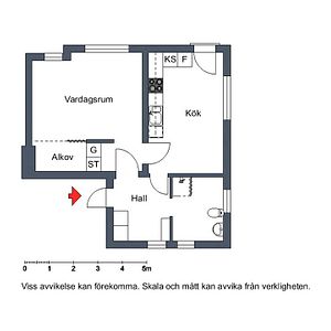 Ostdalsgatan 31 B, Motala – 1 r.o.k - Foto 3