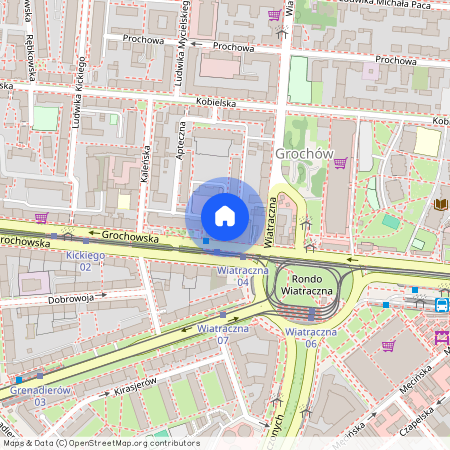 ul. Grochowska, Grochów, Praga-Południe, Warszawa, mazowieckie