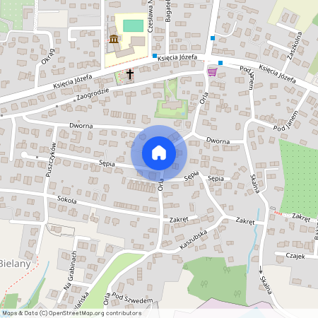 ul. Orla, Bielany, Zwierzyniec, Kraków, małopolskie