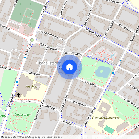 Landskrona, Skåne, Gröna gång 5