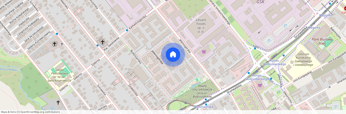 ul. Jeleniogórska, Junikowo, Grunwald, Poznań, wielkopolskie