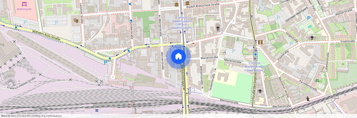 03046 Cottbus (Mitte), Bahnhofstraße 42