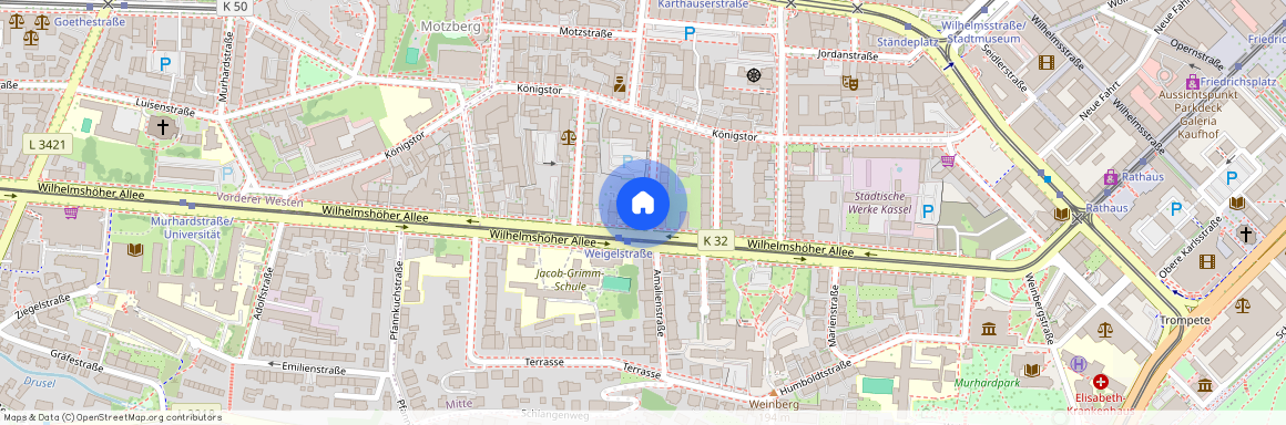 Weigelstr. 1A, 34117, Kassel Ot Stadtmitte