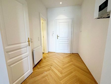 ERSTBEZUG, SALZTORGASSE, topsanierte 56 m2 Altbau, 2 Zimmer, Komplettküche, Duschbad, Parketten, Donaukanal - Photo 2