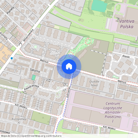 ul. Wenus, Józefosław, Piaseczno, piaseczyński, mazowieckie